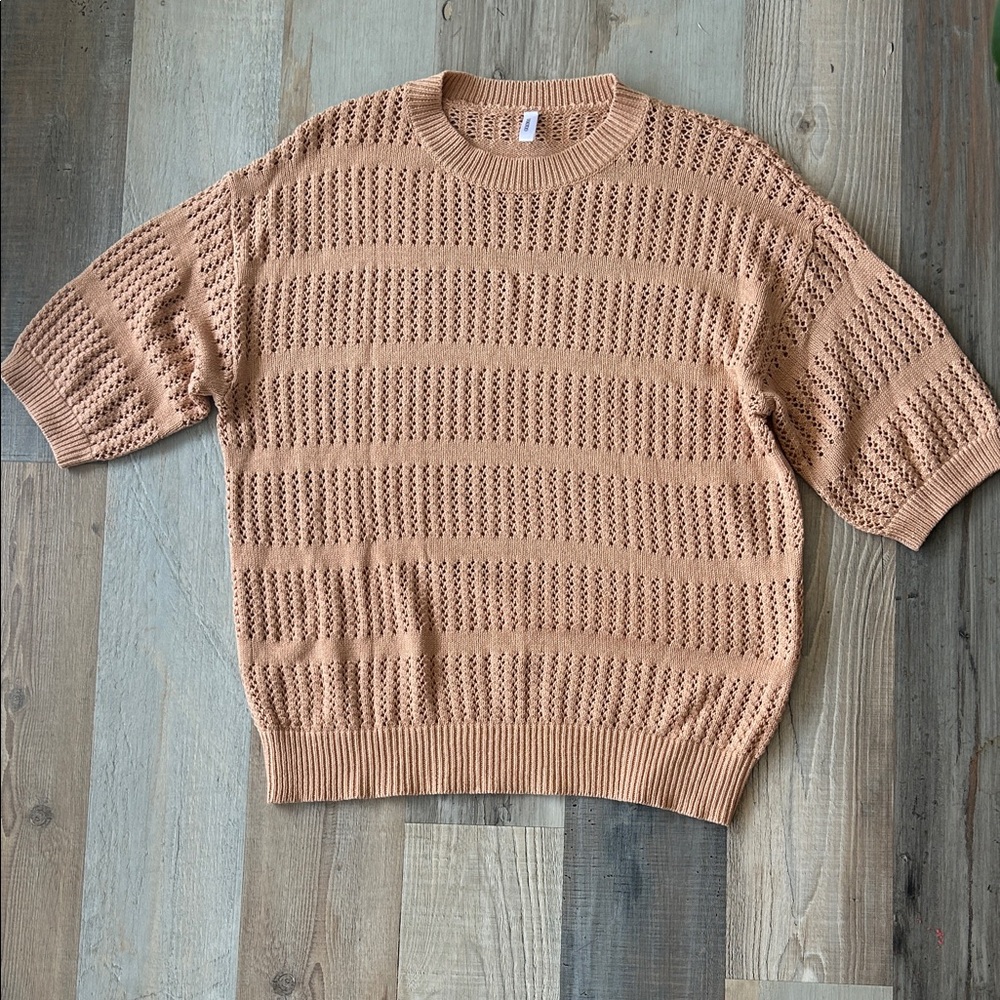 Tan Knit Sweater